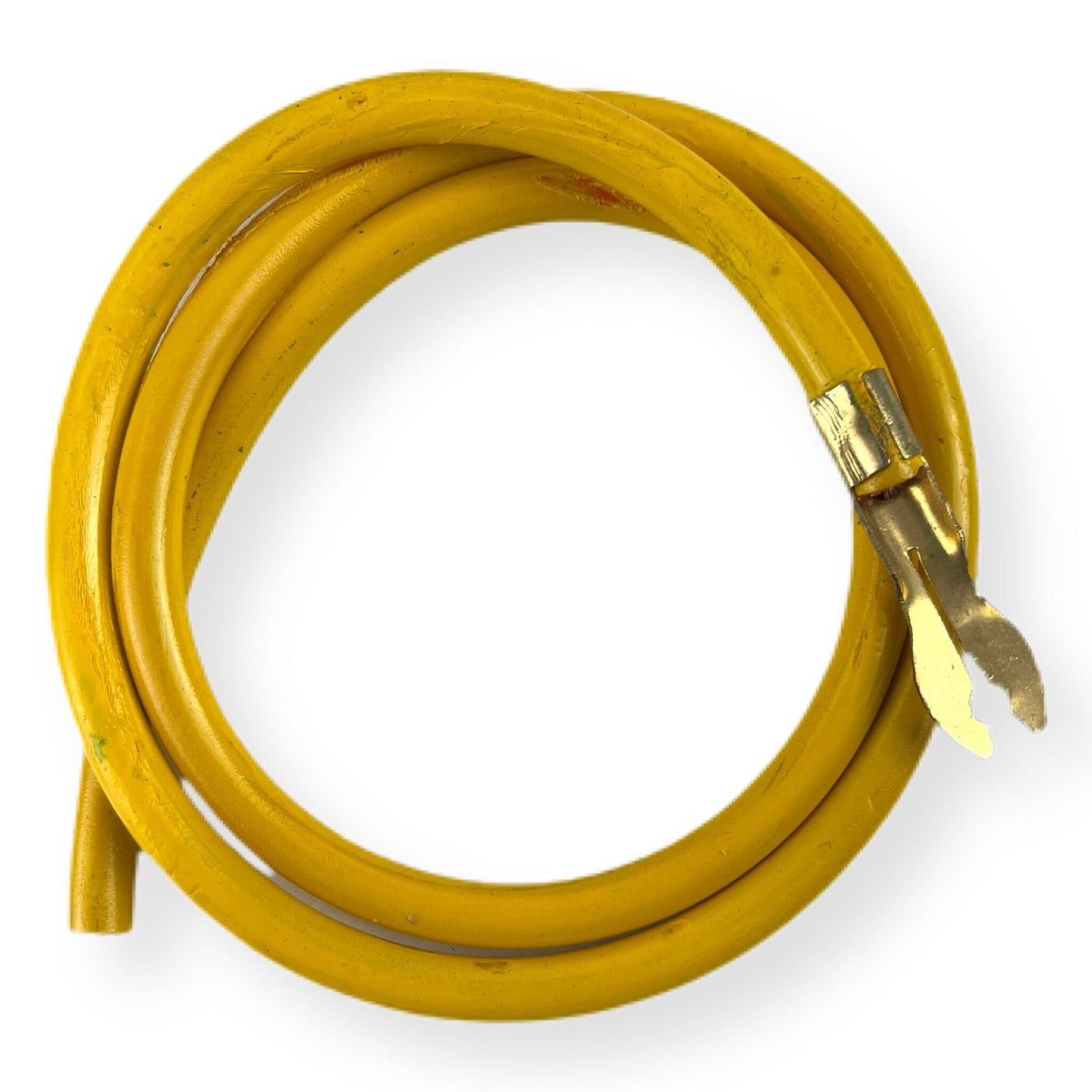 Vespa Lambretta Scooter Spark Plug HT Lead with OEM-Type Fork Terminal - Yellow