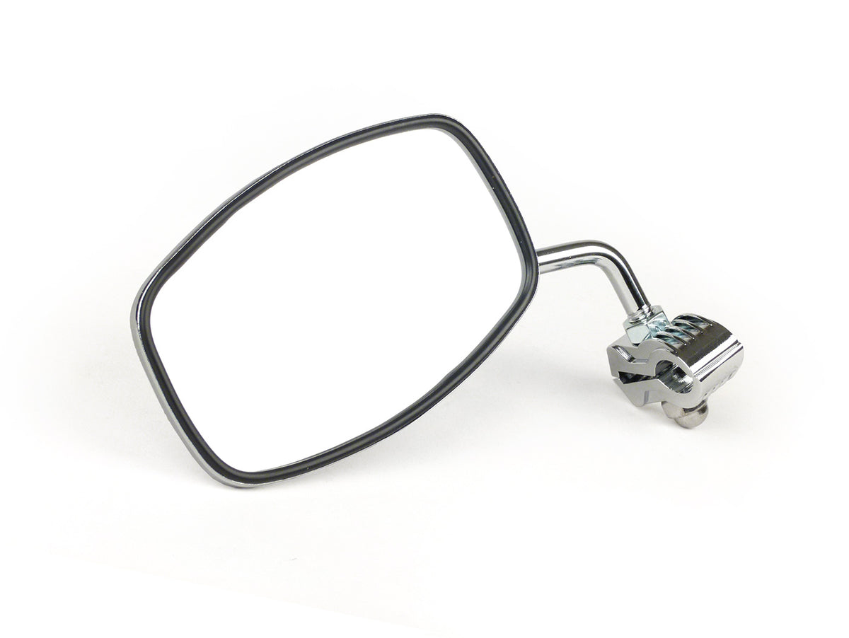 Vespa Lambretta Scooter Legshield SKY Clip On Mirror - Chrome 105x70mm