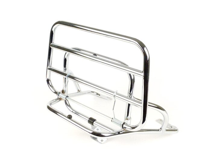 Vespa Primavera Sprint S 50 125 150 Chrome Rear Fold Down Carrier