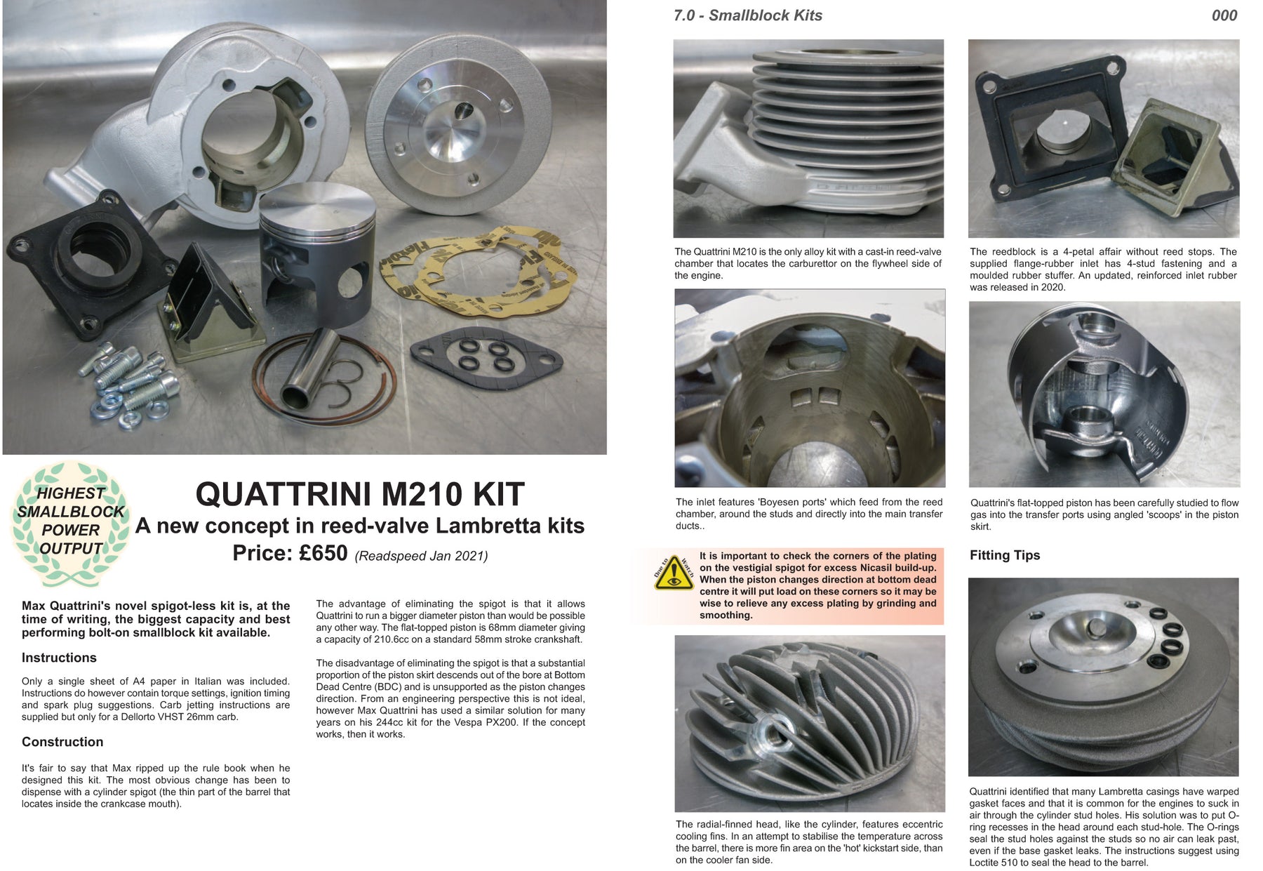 The Complete Spanner’s Stickys Sticky Lambretta Kit Book (Soft Back)