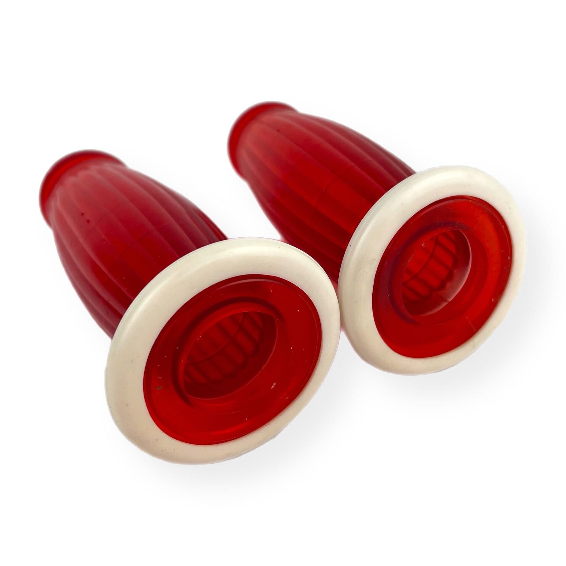 Lambretta Series 2 Li TV Balloon Grips Dot Type 27mm Red