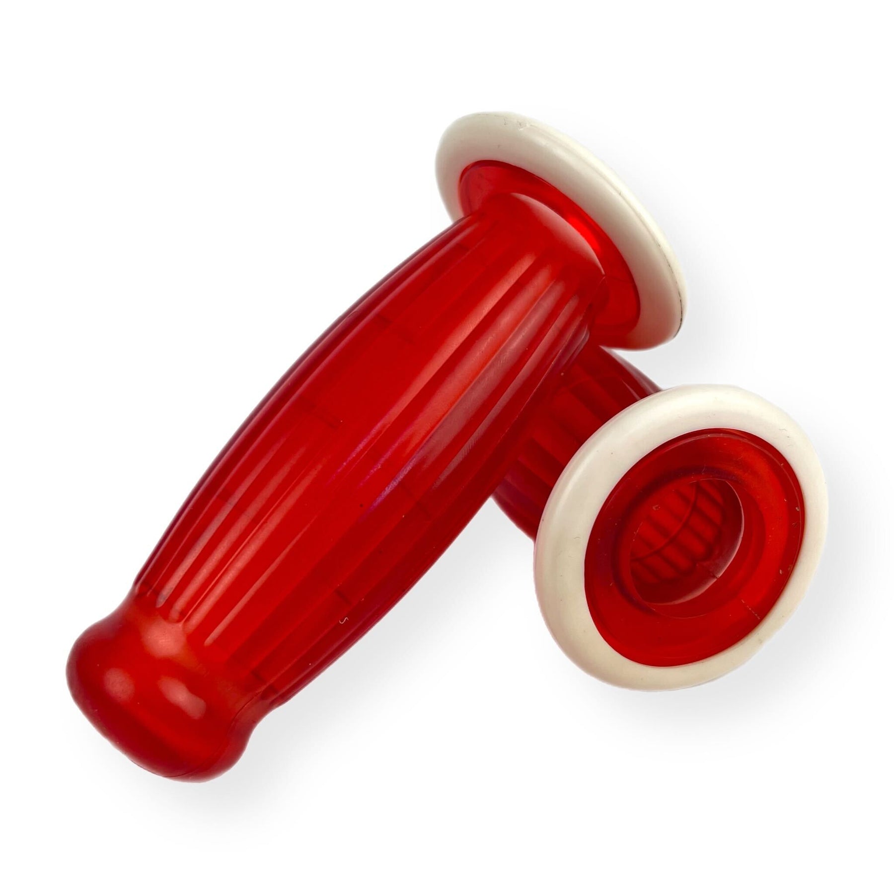 Lambretta Series 2 Li TV Balloon Grips Dot Type 27mm Red