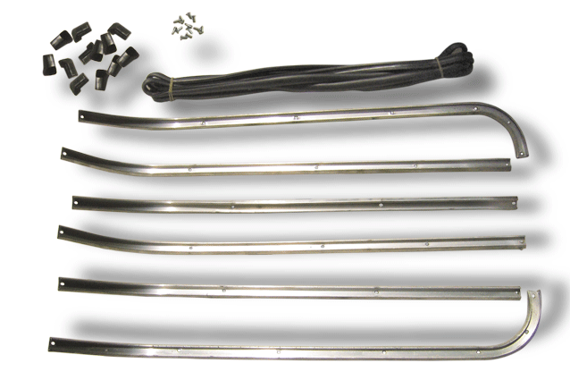 Vespa VNA VNB VBA VBB 152L2 Sportique Floor Runner Kit - Black
