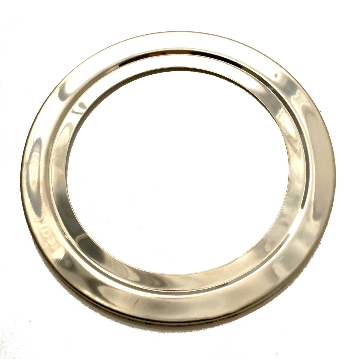 Vespa P125X P200E, Rally, Sprint, GL Front Hub Backplate Dust Cover Rim Stainless Steel