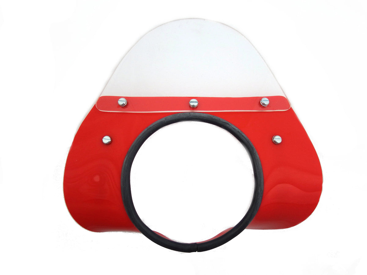 Vespa SS50 SS90 MOD Style Fly Screen - Red