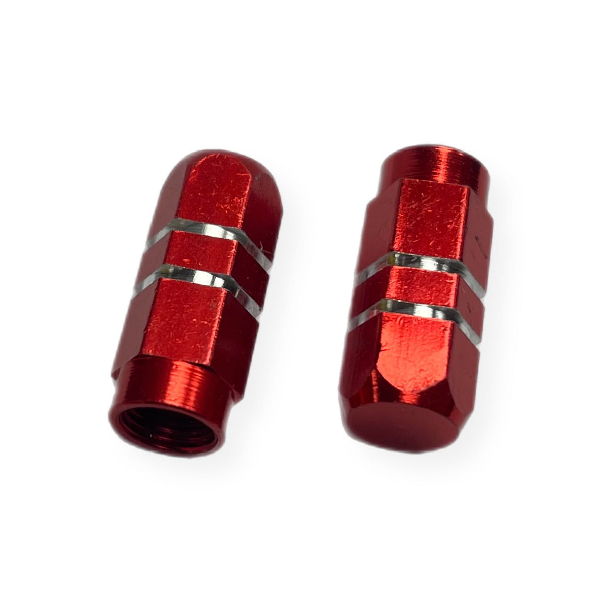 Valve Cap Red Hex