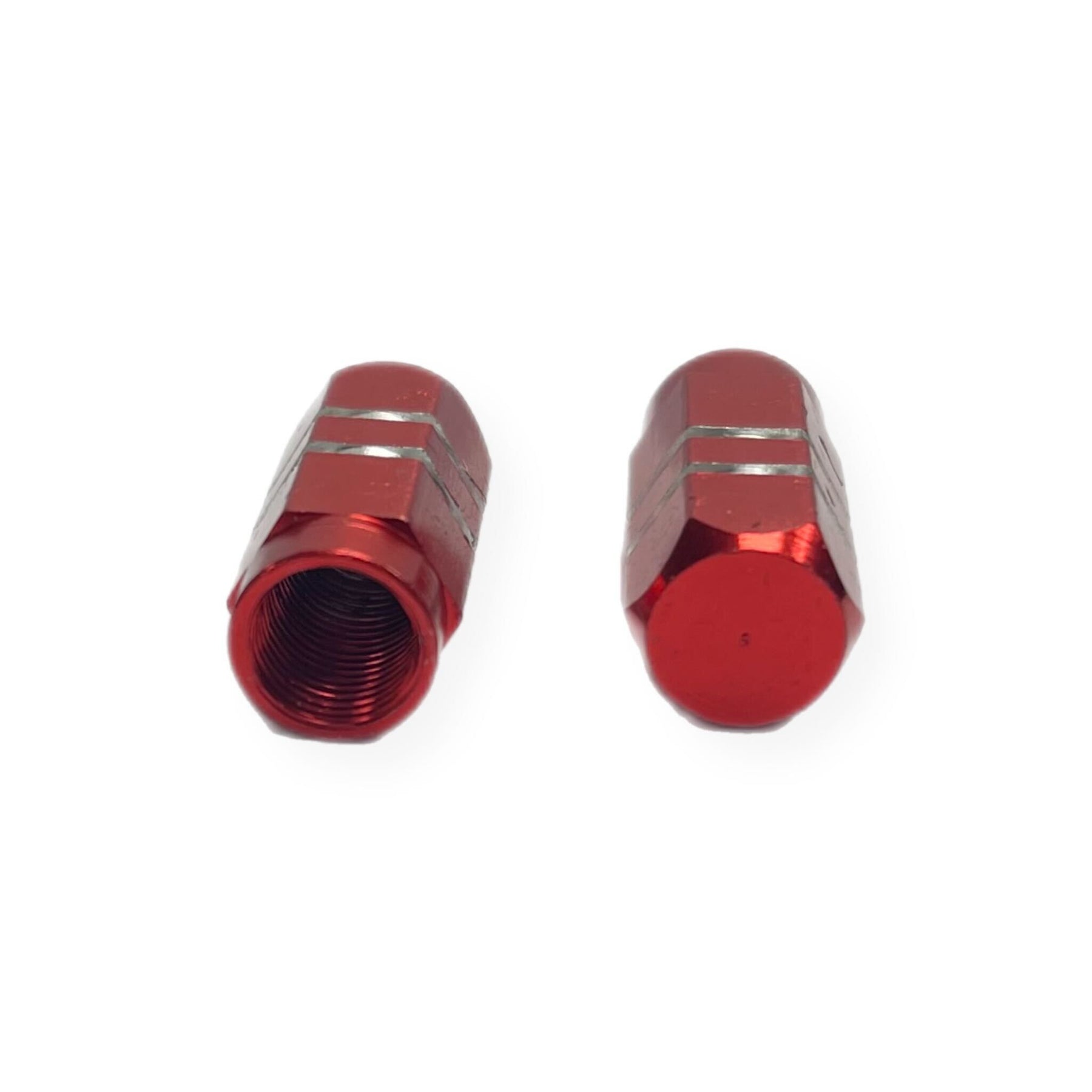 Valve Cap Red Hex