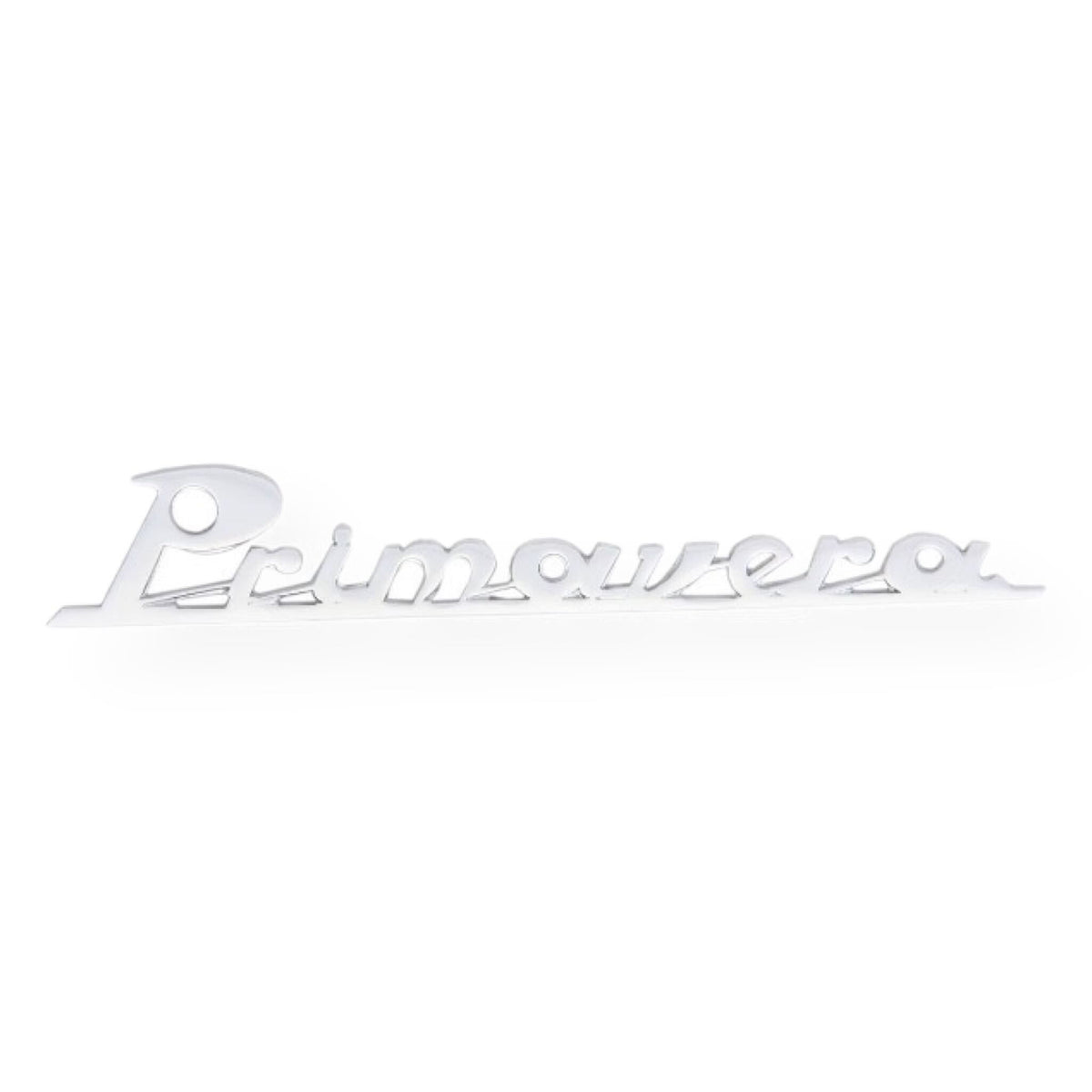 Vespa Primavera Rear Frame Badge - Old Scroll Type