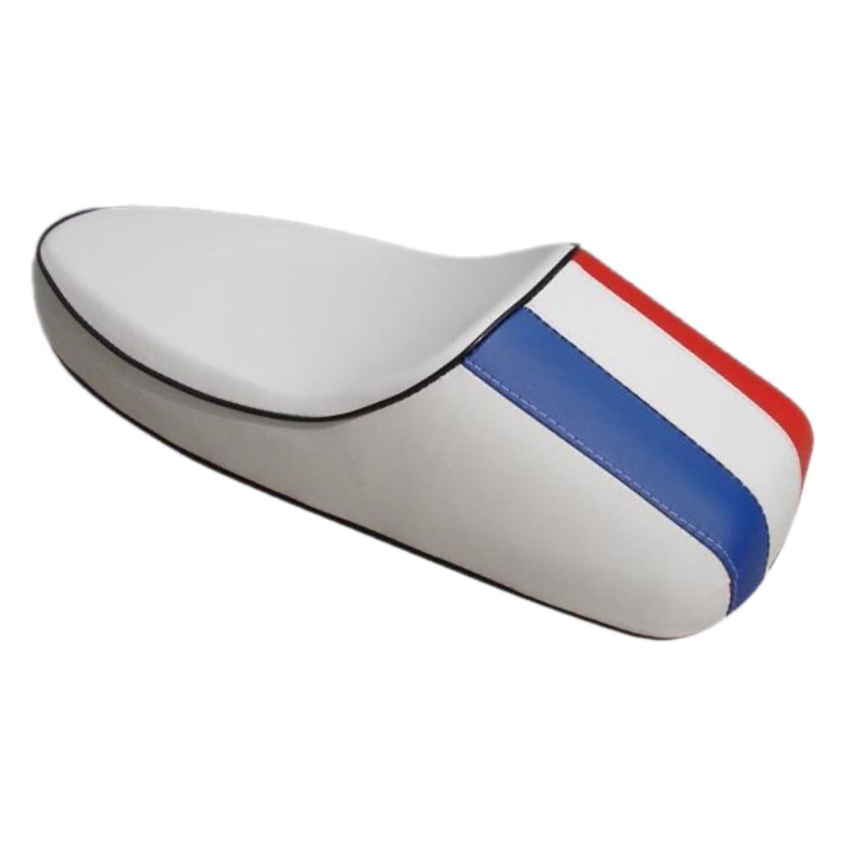 Vespa - Seat - Slope Back - Small Frame - French Stripes