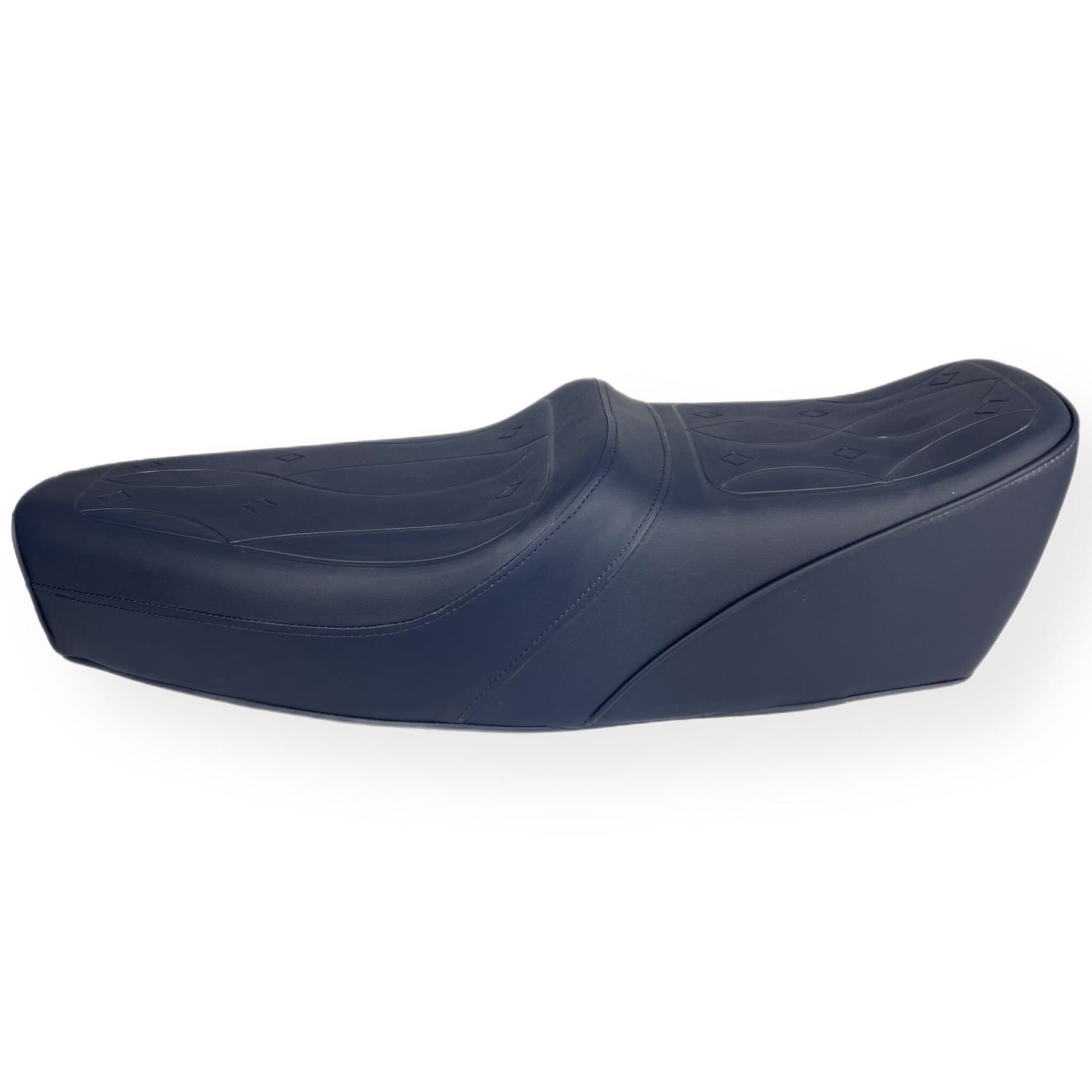 Vespa PX PE T5 Classic Yankee King Queen Seat Custom Pattern - Dark Blue