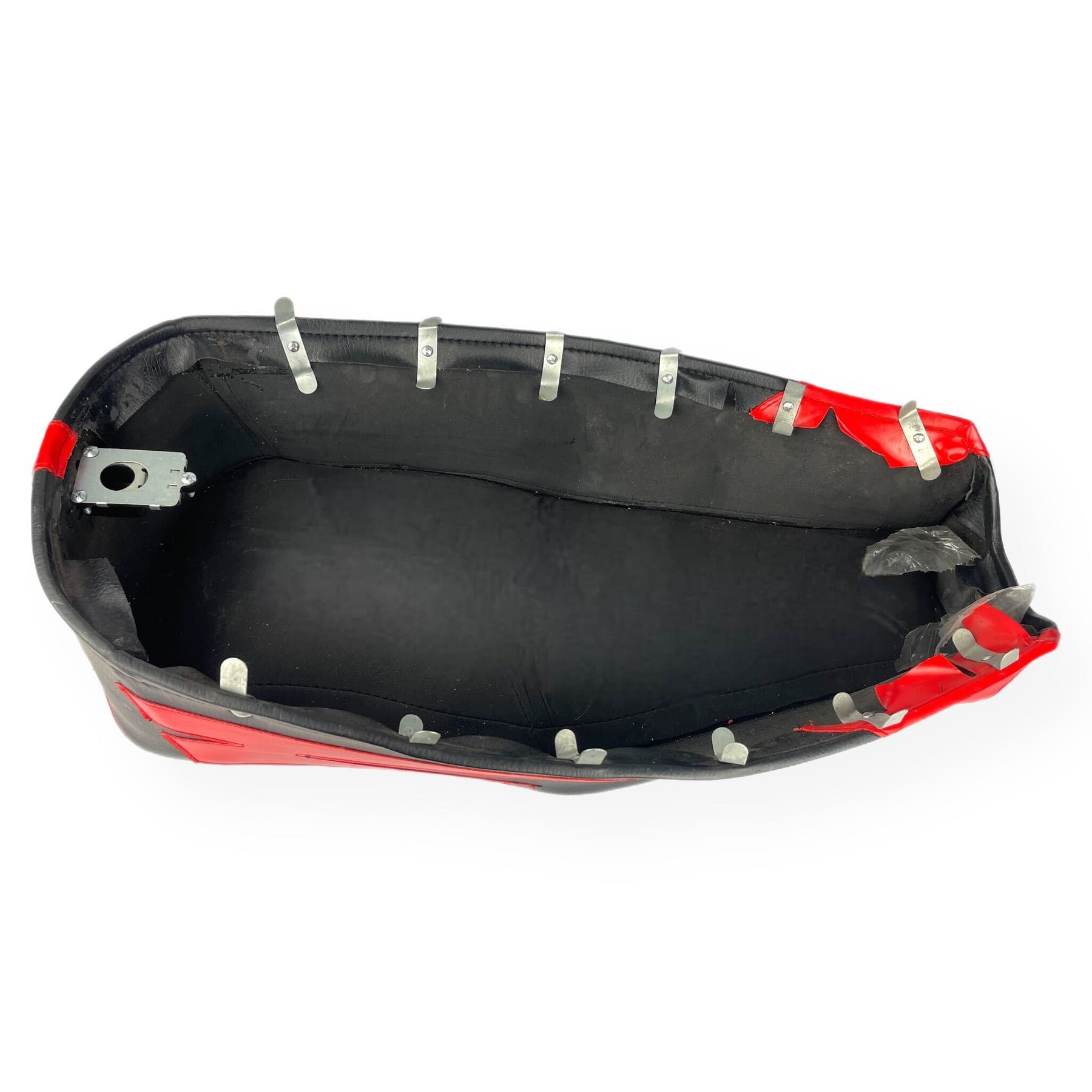 Vespa - Seat Cover Covolo - Black & Red