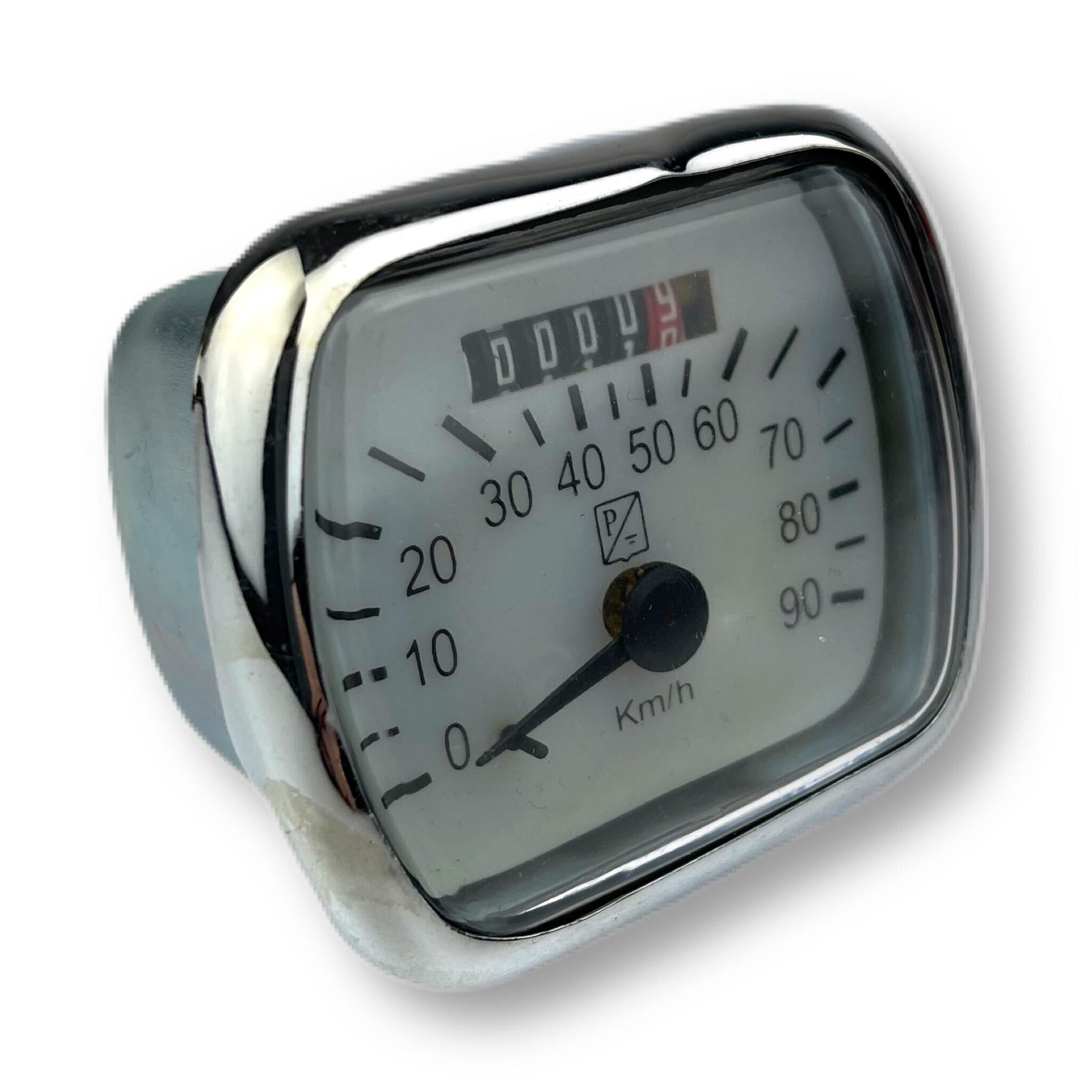 Vespa VNB/VNA/APE 90 kmh Speedometer - Cream Face