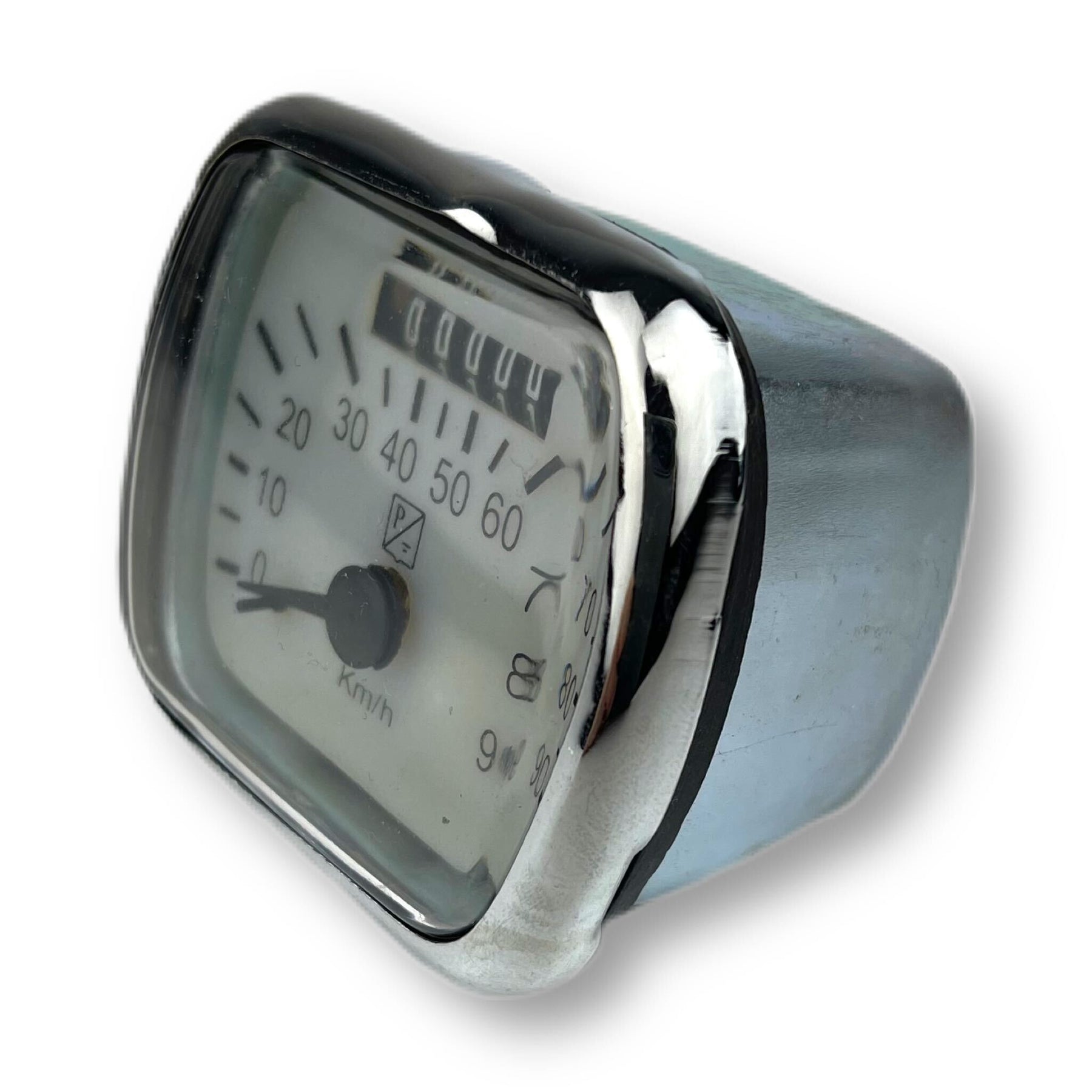 Vespa VNB/VNA/APE 90 kmh Speedometer - Cream Face