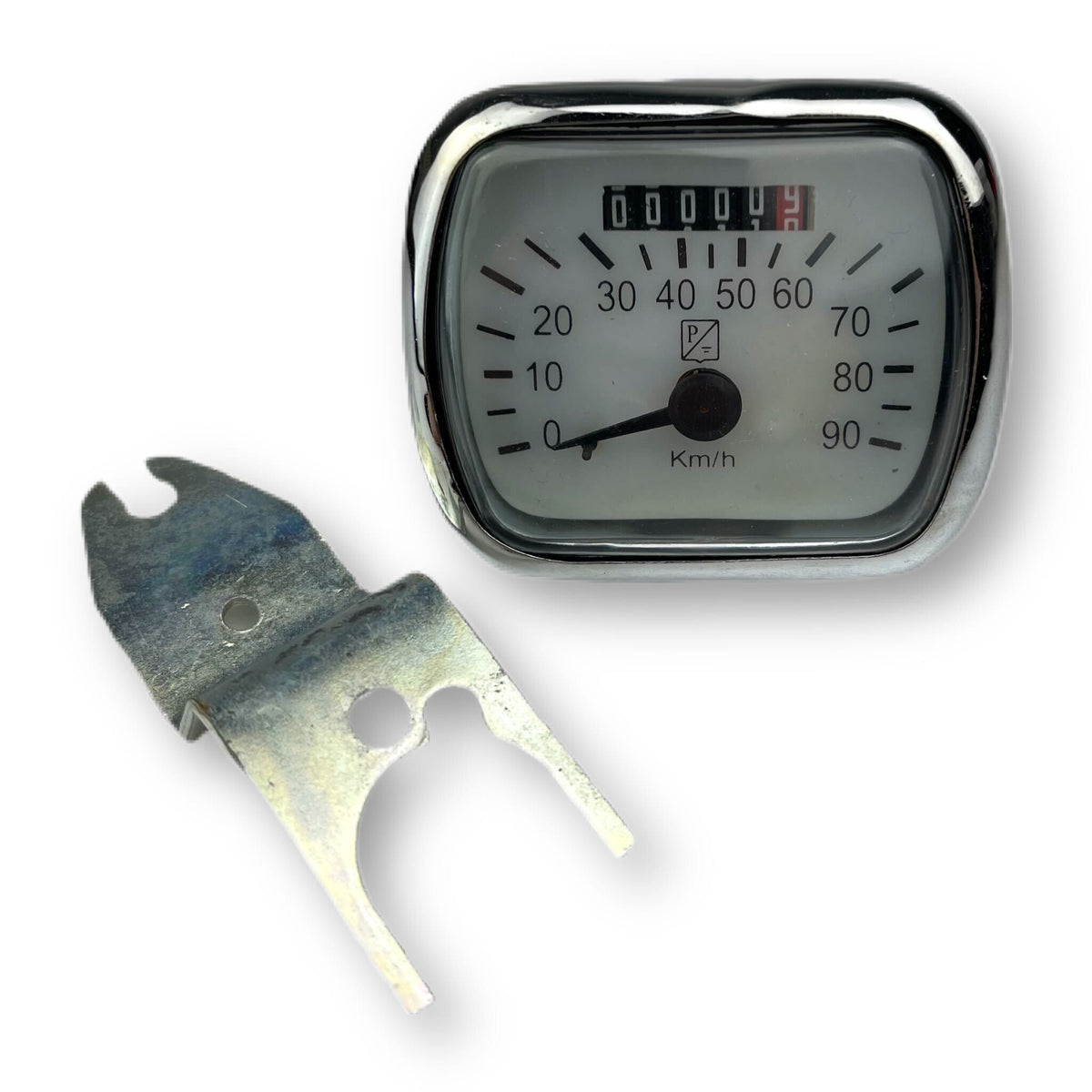 Vespa VNB/VNA/APE 90 kmh Speedometer - Cream Face