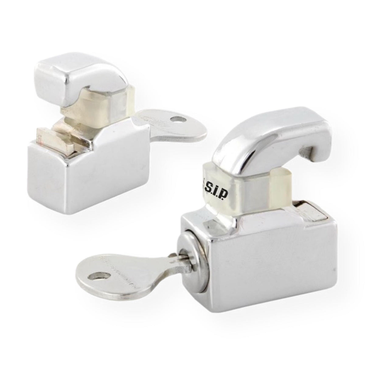 Vespa 125 GT/R Super 150 GL Sprint Super GS160 180SS P125X P200E Side Panel Lock Set - Chrome