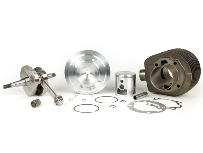 Vespa 150cc Super Sprint GL GTR VBB VNB VBA 2 Port Pinasco 177cc Iron Cylinder And Crankshaft Kit