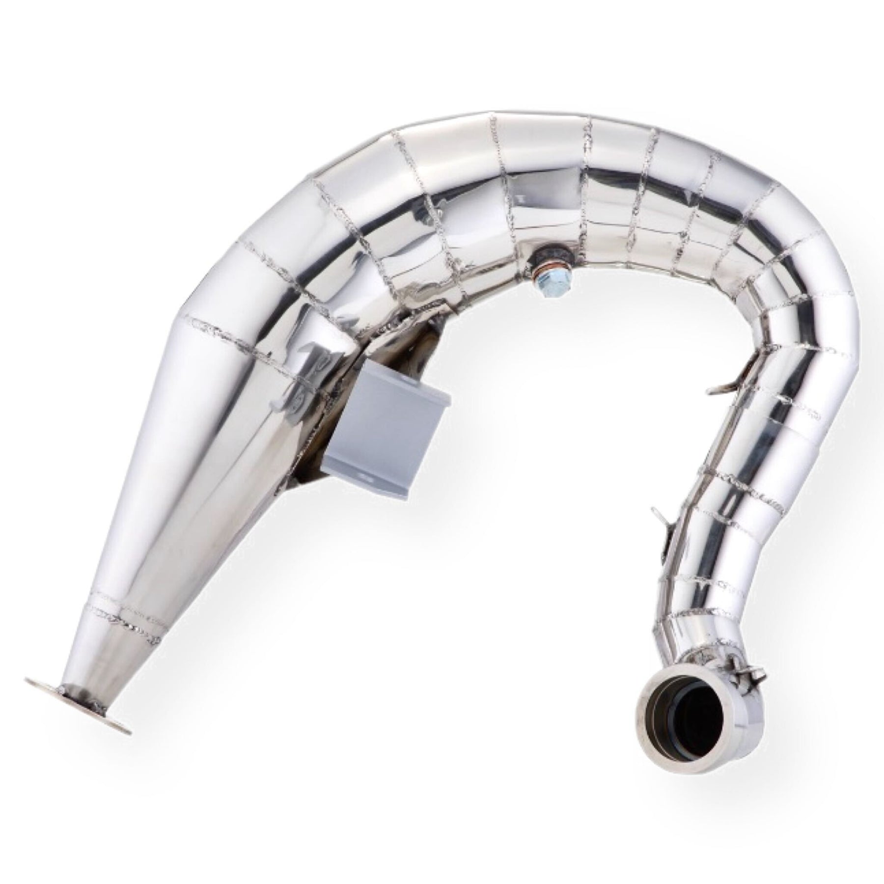 Vespa 200 Rally P200E PX200 E Lusso Cosa SIP Performance NORDSPEED Design Racing Exhaust - Stainless Steel Polished