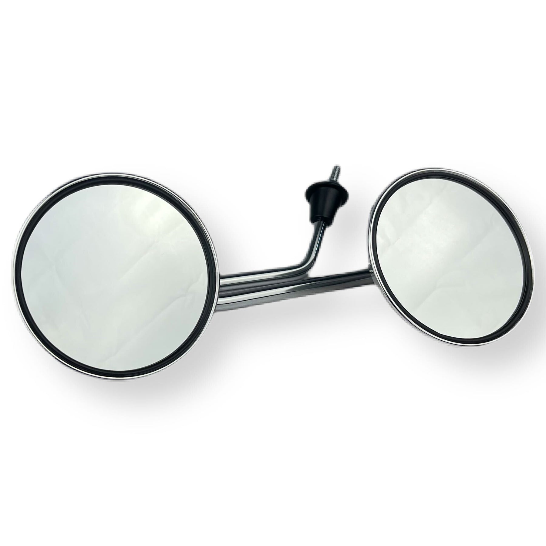 Vespa ET2 ET4 Round Mirrors - Chrome 8mm Thread Pair