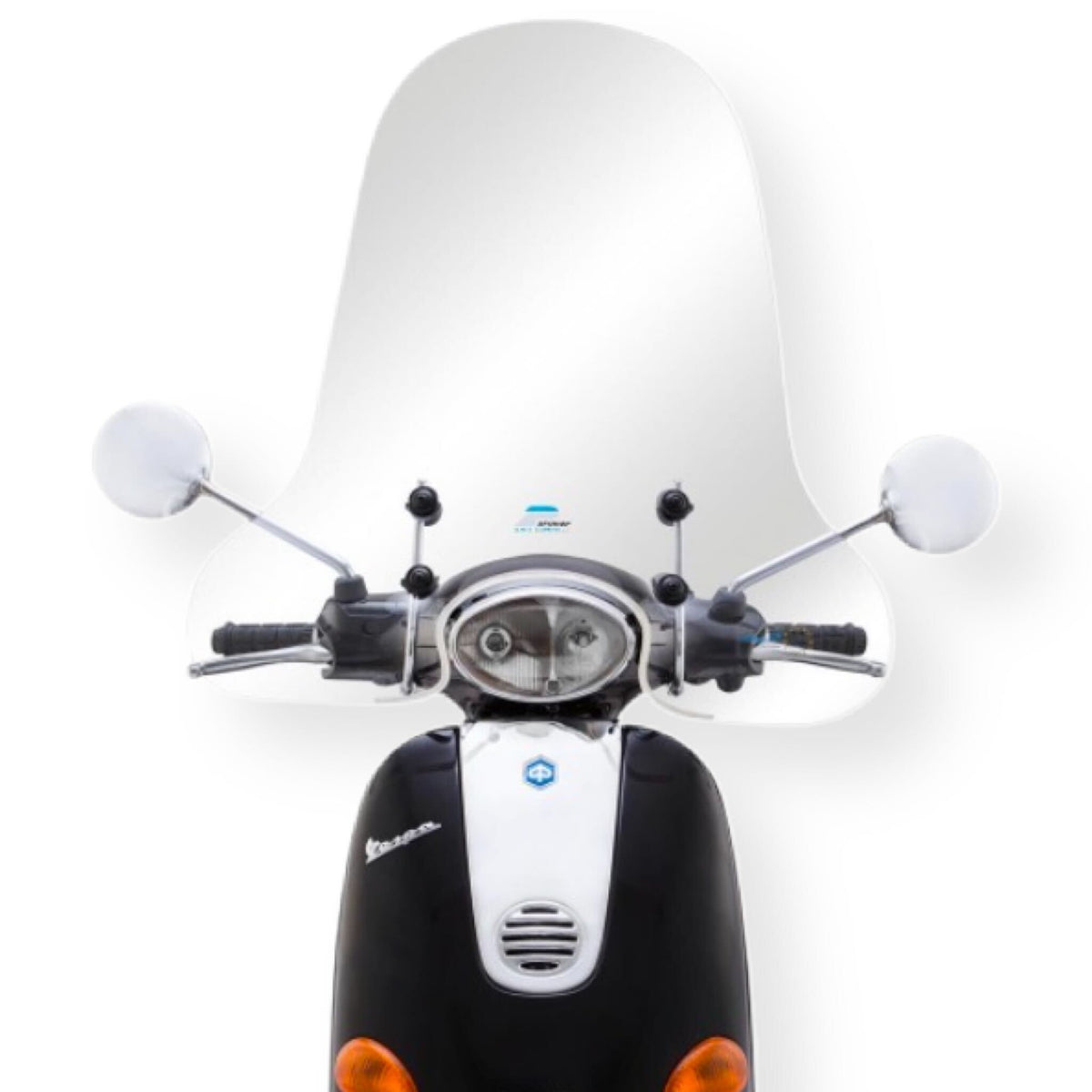 Vespa ET2 50 ET4 125 150 Full Sized Transparent Windscreen - Cuppini