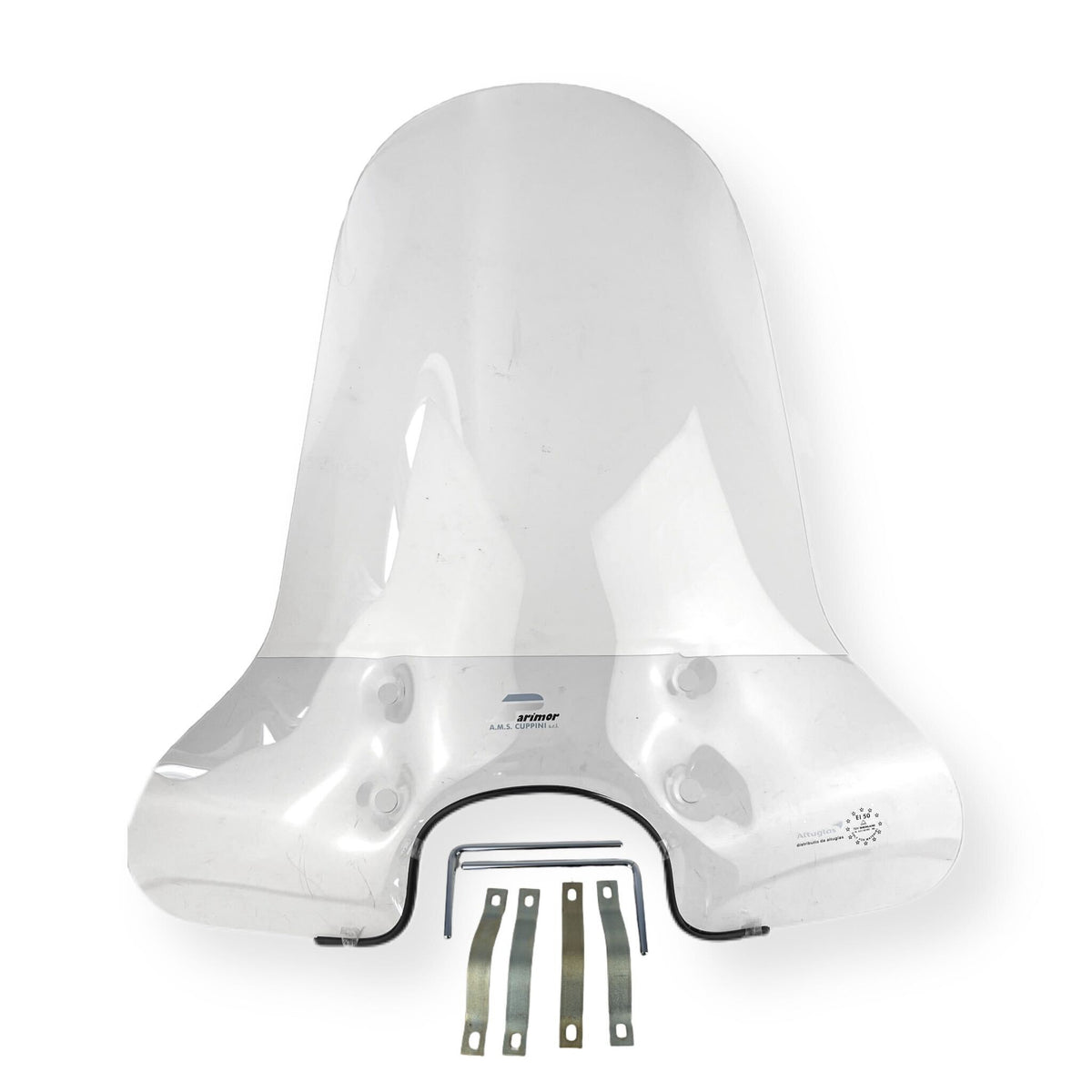 Vespa ET2 50 ET4 125 150 Full Sized Transparent Windscreen - Cuppini