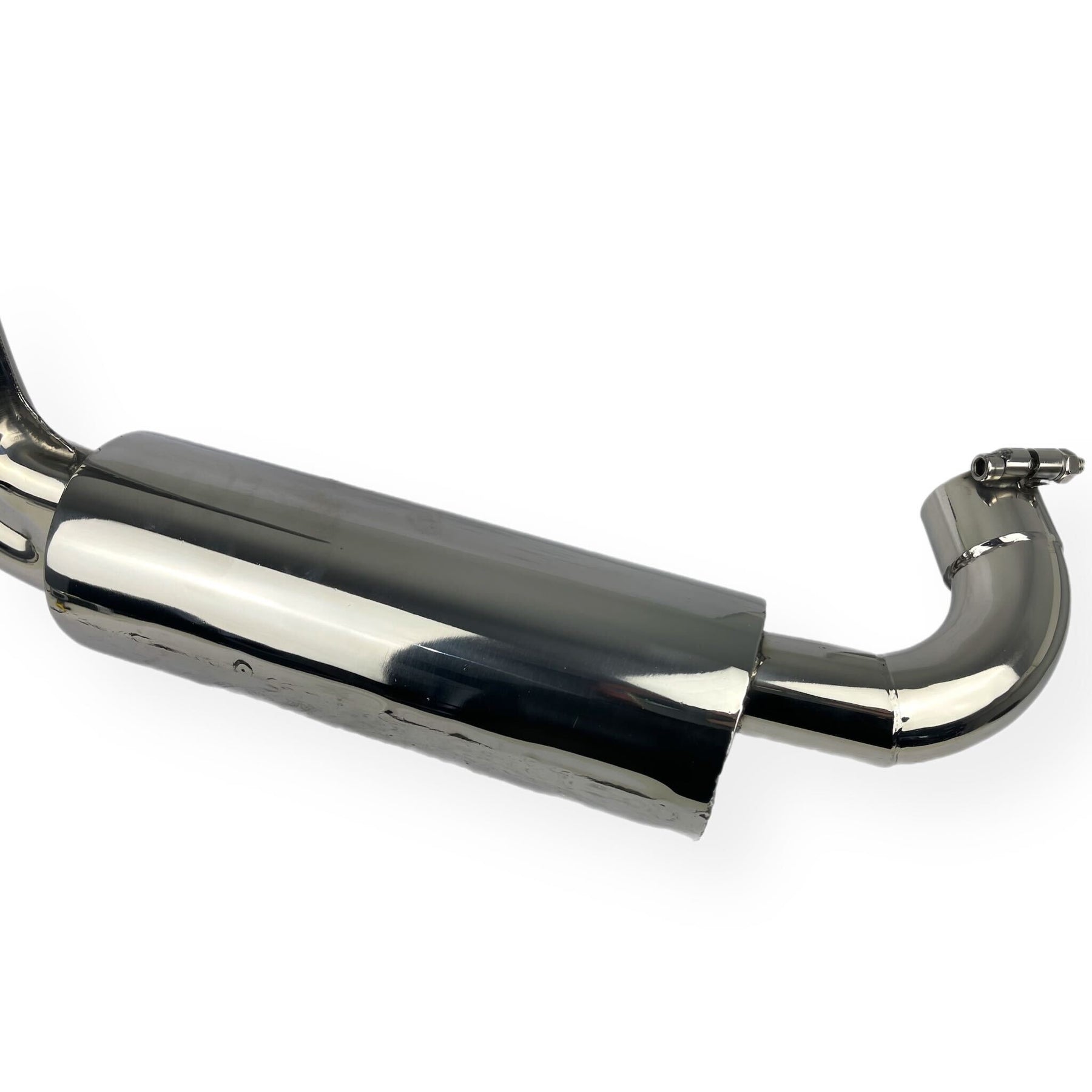 Vespa GS160 ABARTH Replica Retro Twin Exhaust - Stainless Steel