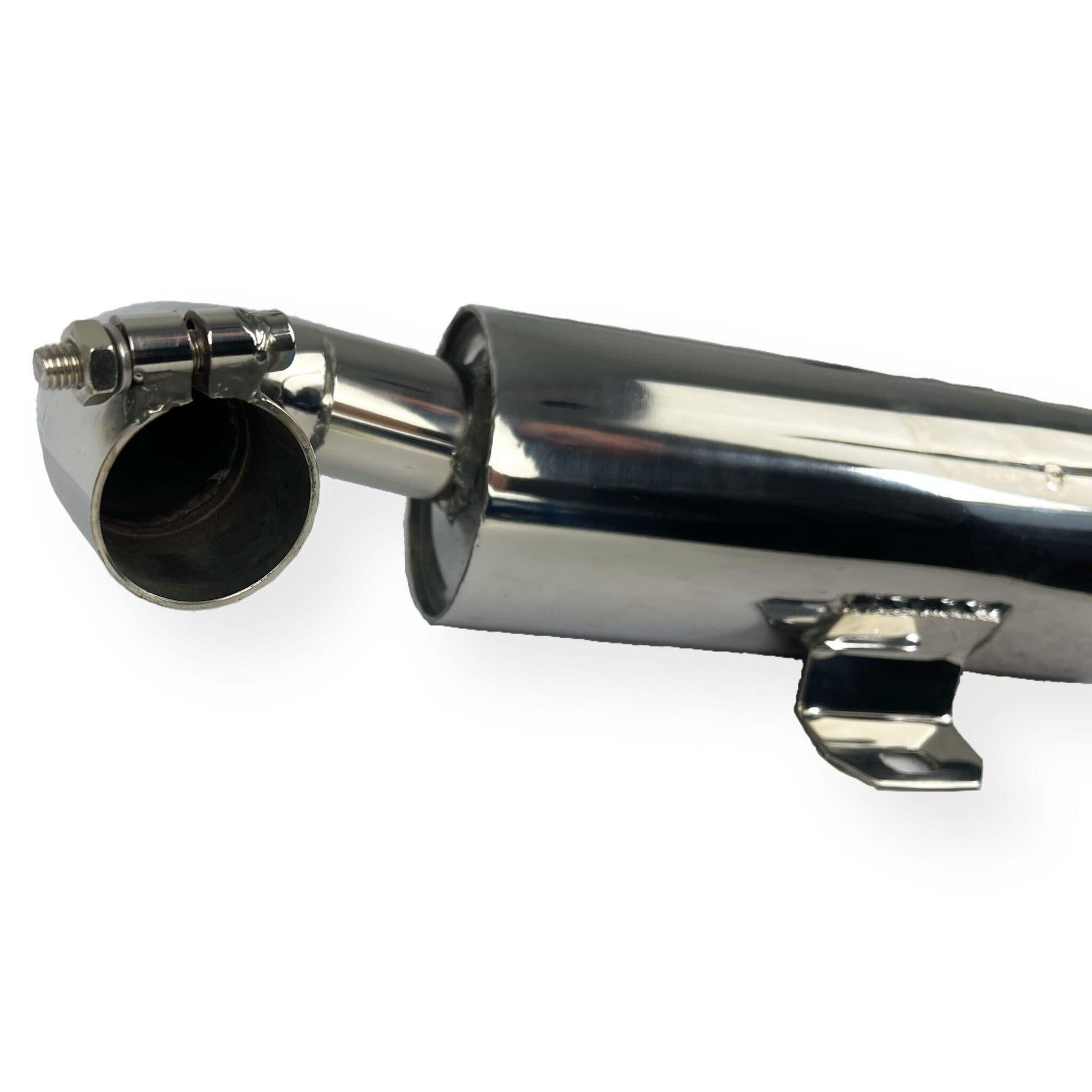 Vespa GS160 ABARTH Replica Retro Twin Exhaust - Stainless Steel