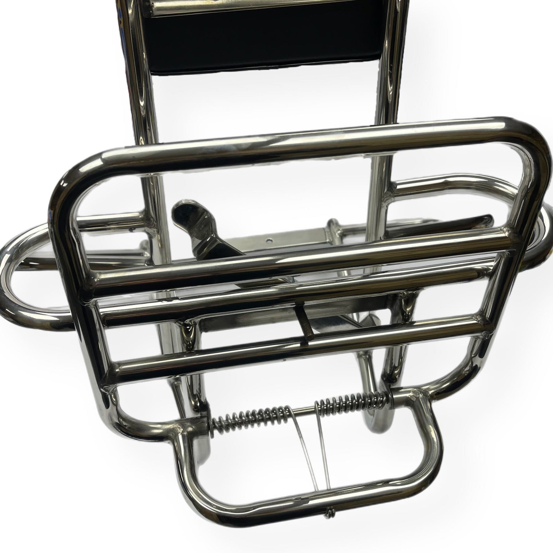 Vespa GS160 Polished Stainless 4 in 1 Rear Backrest And Carrier