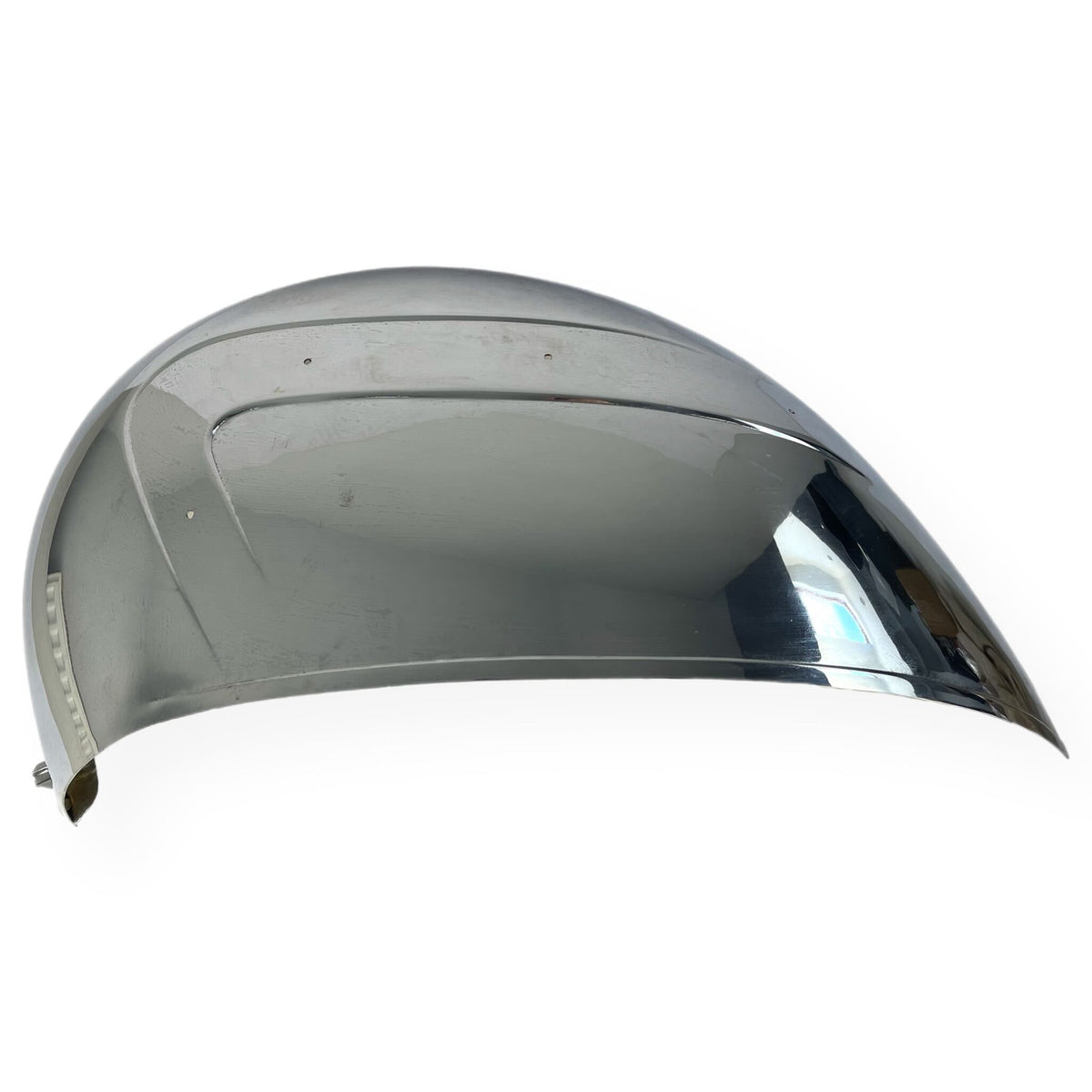 Vespa GS160 Restoration Project B Grade Spare Wheel/Left Hand Side Panel - Chrome