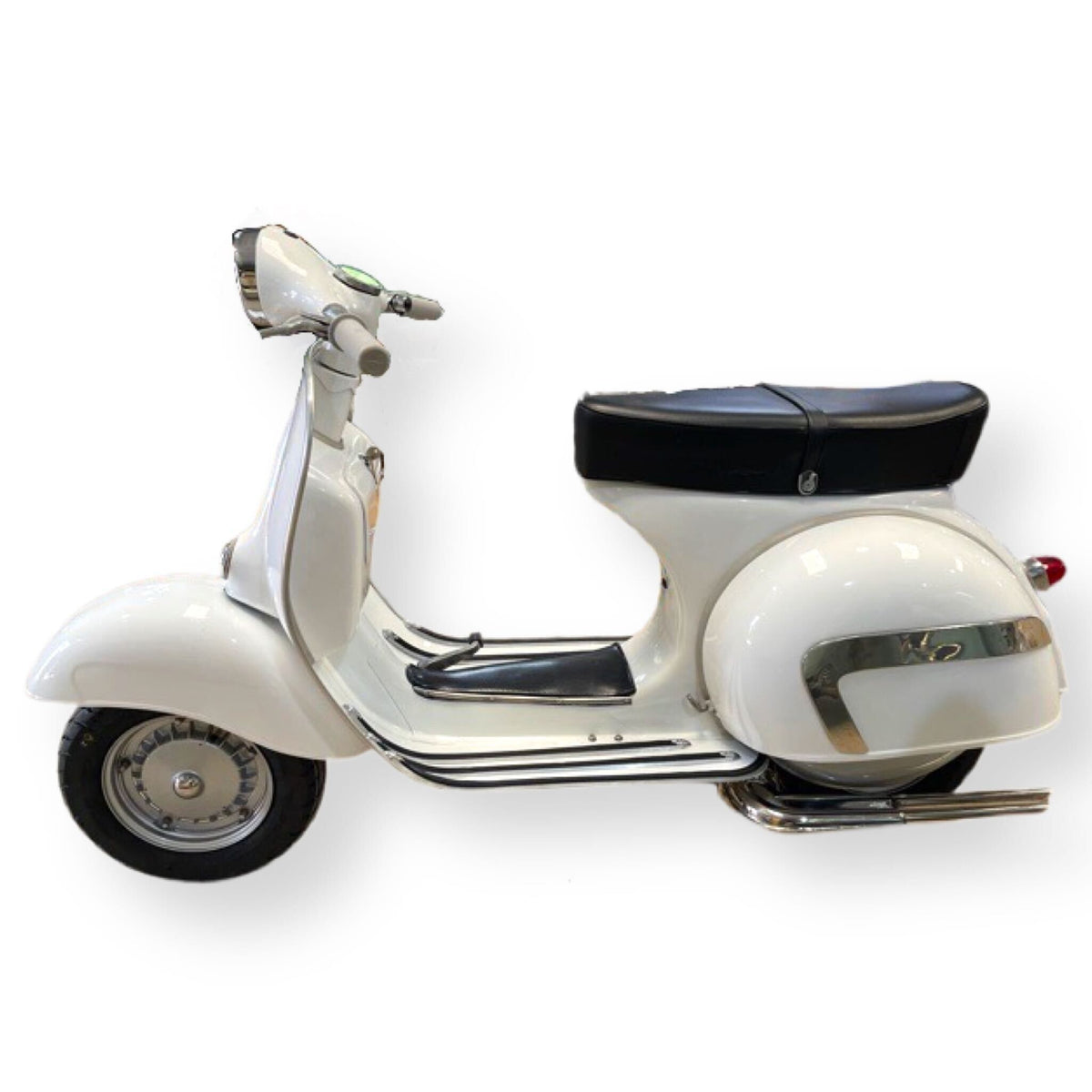Vespa GS160 VBA/VBB Side Panel Embellishers Flashes Trim - Polished Alloy