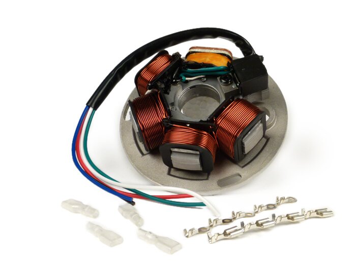 Vespa Super Sprint GT/R TS VNA/B VBA/B BGM PRO HP 2.0 Conversion 12V Stator Plate