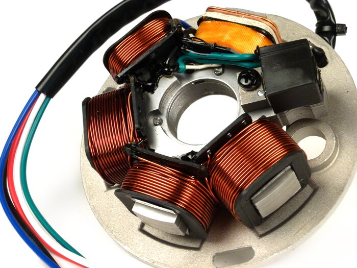 Vespa Super Sprint GT/R TS VNA/B VBA/B BGM PRO HP 2.0 Conversion 12V Stator Plate