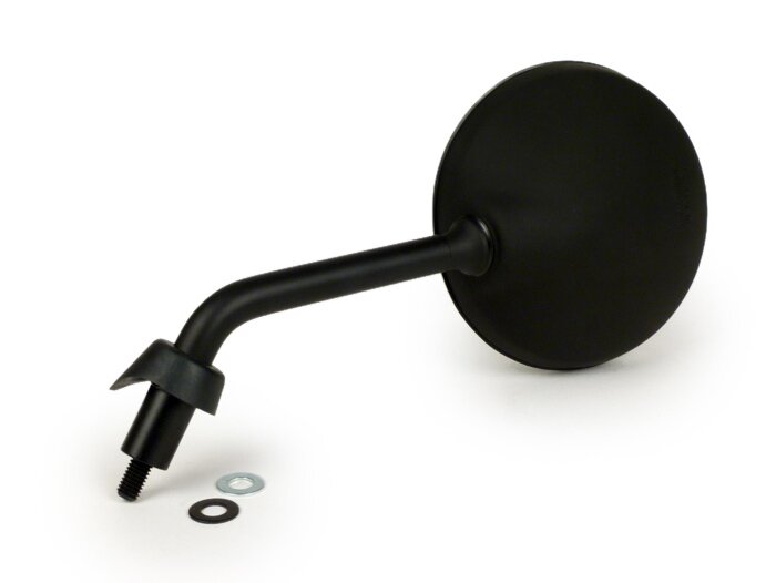 Vespa GTS 125-300cc GTL 125 Moto Nostra SHORTY Right & Left Hand Side Round Mirror - Matt Black