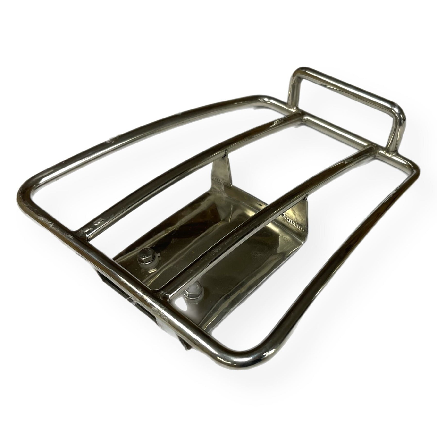 Vespa GTS Rear Sprint Rack - Polished Stainless Steel