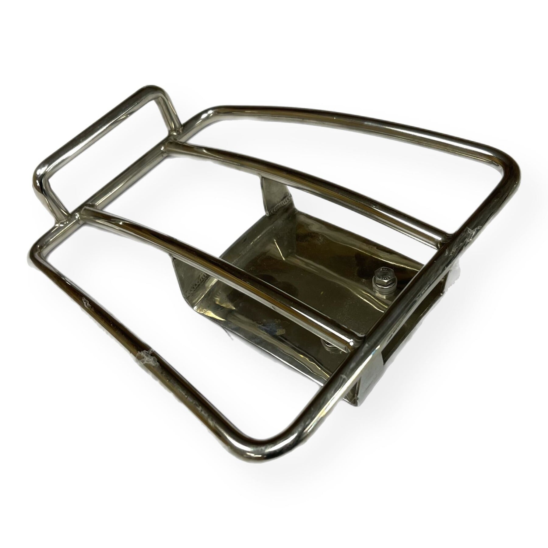 Vespa GTS Rear Sprint Rack - Polished Stainless Steel