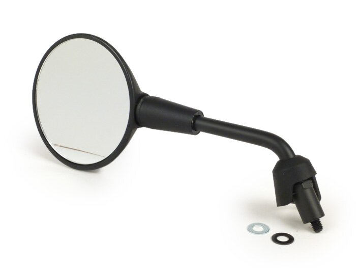 Vespa GTS 125-300 HPE (2019-) Sprint Primavera 50-150 Moto Nostra Shorty Left Hand Mirror - Matt Black