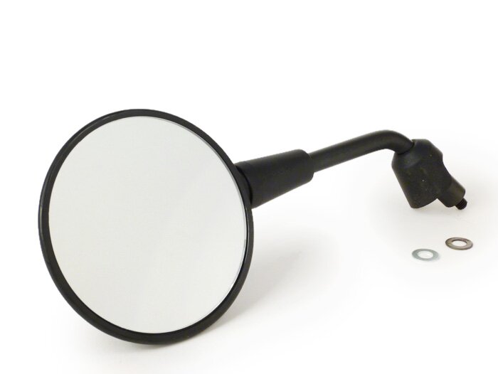 Vespa GTS 125-300 HPE (2019-) Sprint Primavera 50-150 Moto Nostra Shorty Left Hand Mirror - Matt Black