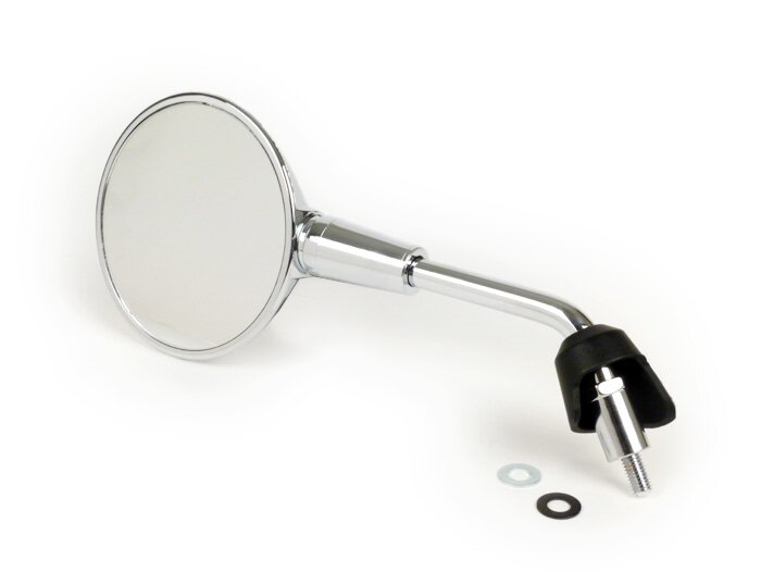 Vespa GTS 125-300 HPE (2019-) Sprint Primavera 50-150 Moto Nostra Shorty Left Hand Mirror - Chrome