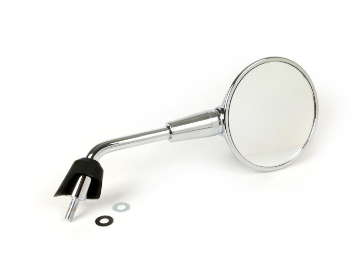 Vespa GTS 125-300 HPE (2019-) Sprint Primavera 50-150 Moto Nostra Shorty Right Hand Mirror - Chrome