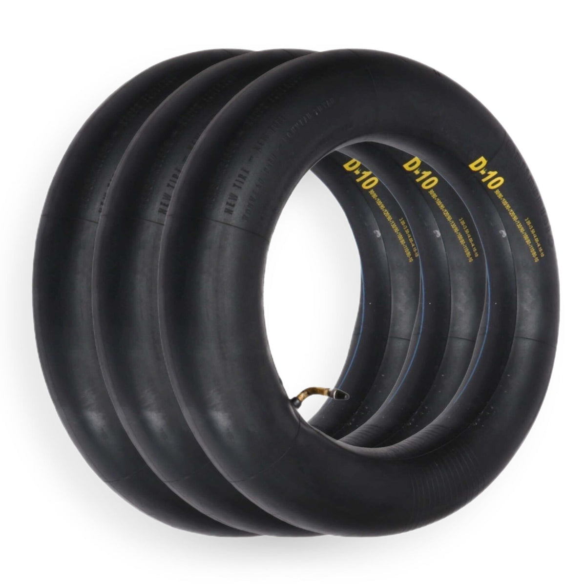 Vespa Lambretta Continental 300/350 X 10 90 degree valve Inner Tube - Pack of 3