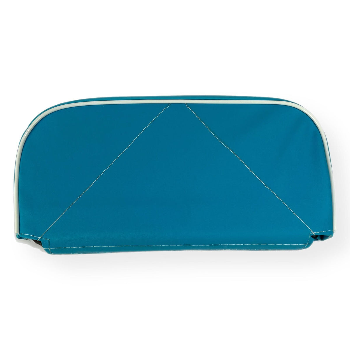 Vespa Lambretta Cuppini Carrier Backrest - Replacement Pad - Sky Blue & White