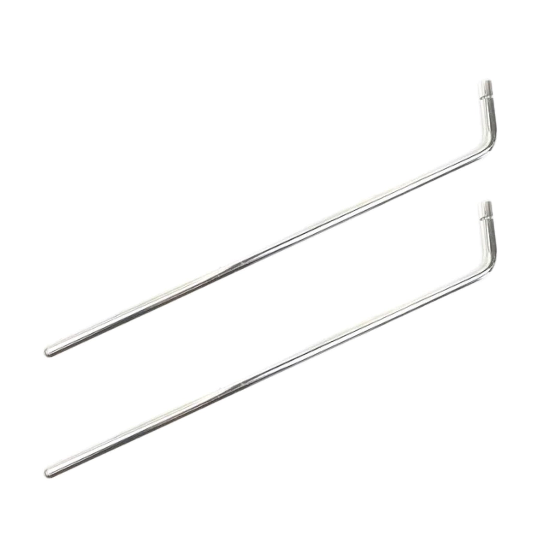 Vespa Lambretta Scooter 14" Mirror Stem Stainless Steel - Set of 2
