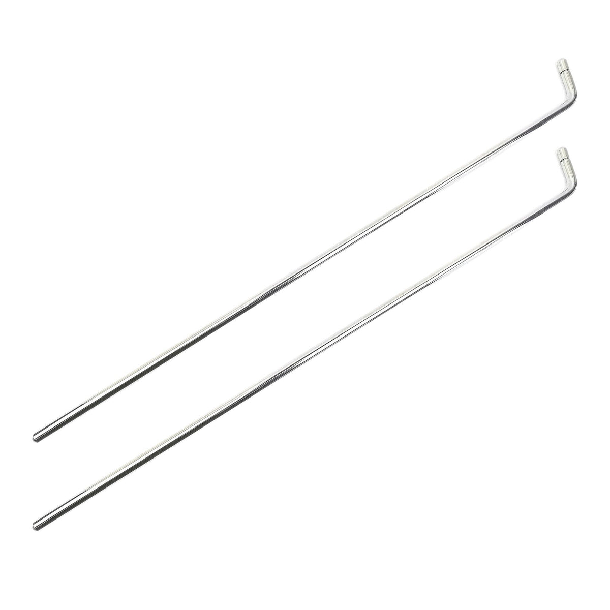 Vespa Lambretta Scooter 24" Mirror Stem Stainless Steel - Set of 2