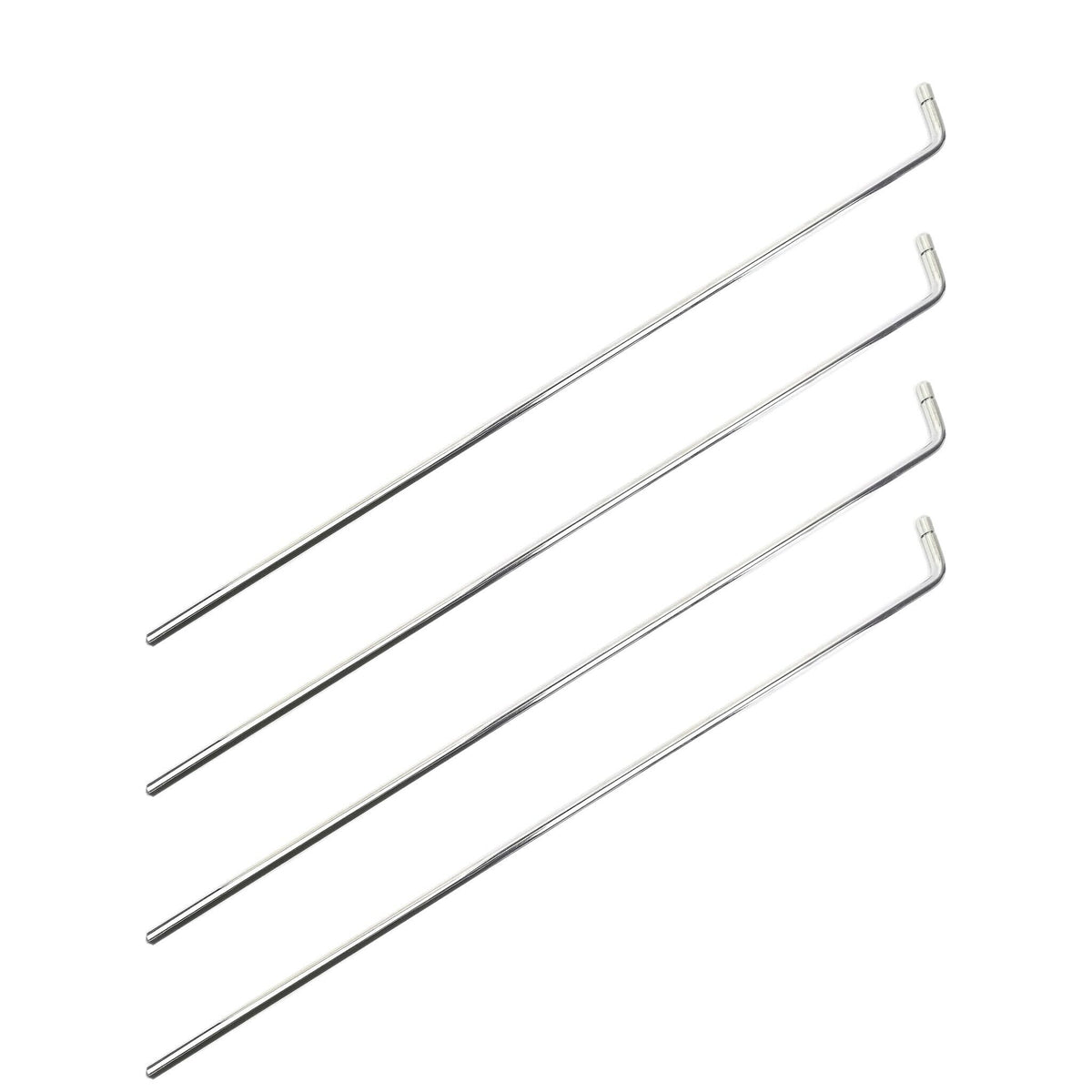 Vespa Lambretta Scooter 24" Mirror Stem Stainless Steel - Set of 4