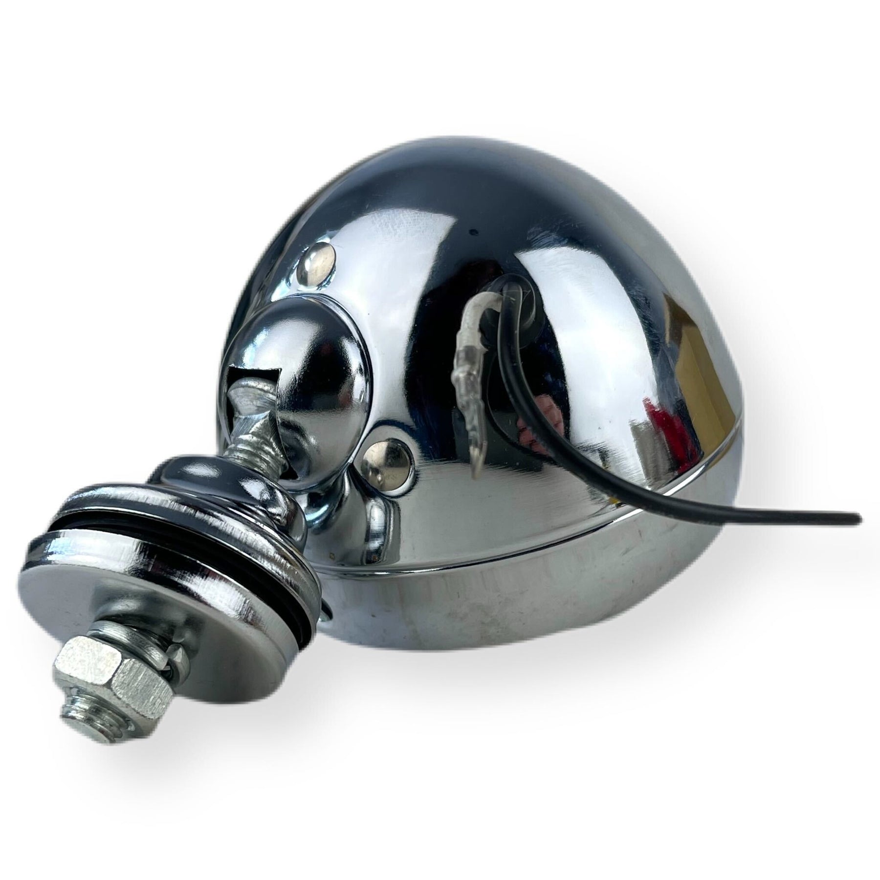 Vespa Lambretta Scooter Chrome Spotlight Spot Light - Clear Lens 77mm