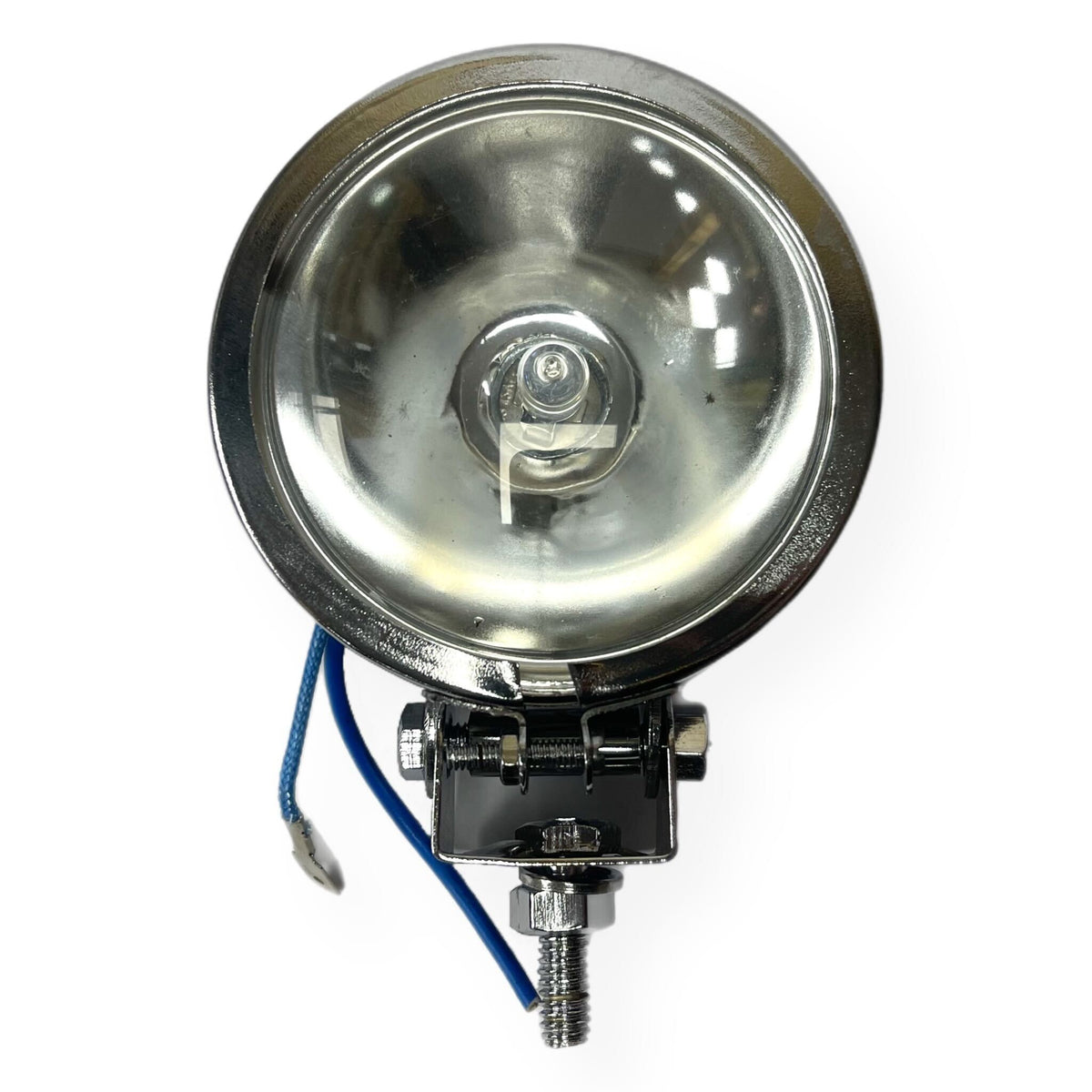 Vespa Lambretta Scooter Lamp Spot Light 9cm Hunter Style Chrome - Clear Lens