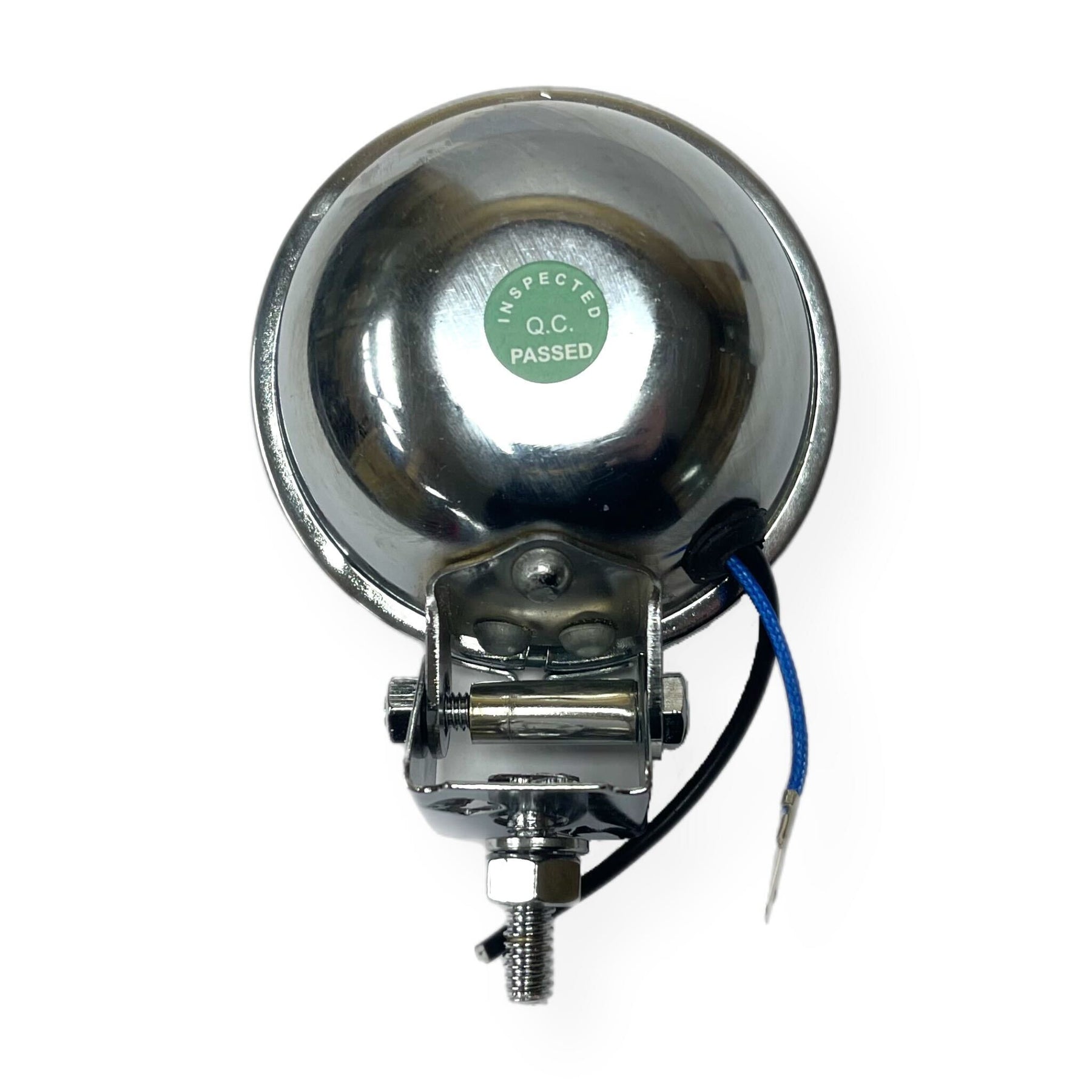 Vespa Lambretta Scooter Spot Light Spotlight Chrome 9cm Honeycomb Amber Lens