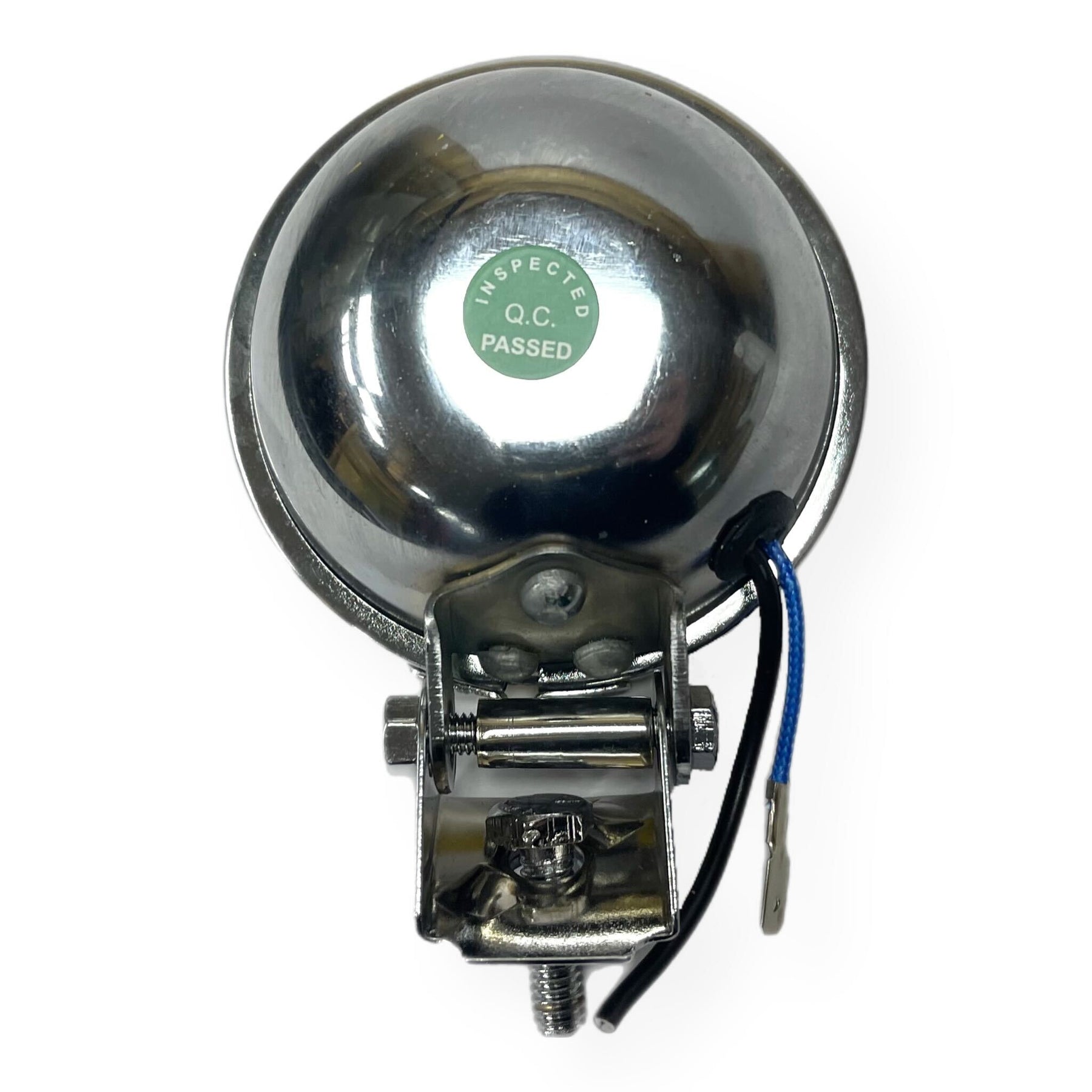 Vespa Lambretta Scooter Lamp Spot Light 9cm Honeycomb Chrome Yellow Lens
