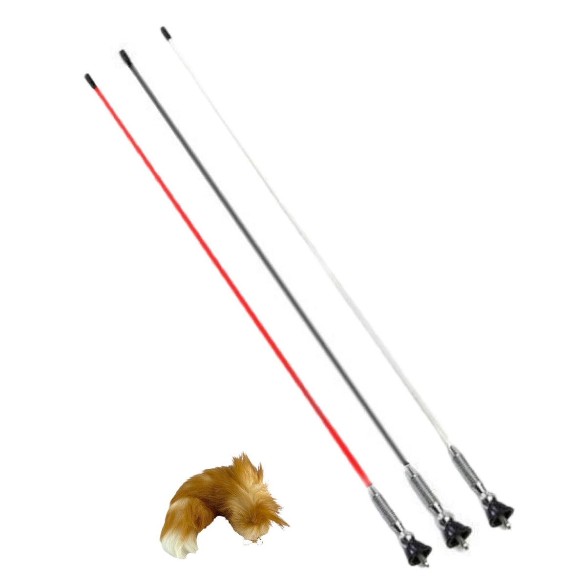 Vespa Lambretta Scooter Fox Tail and Whippy Aerial Bundle