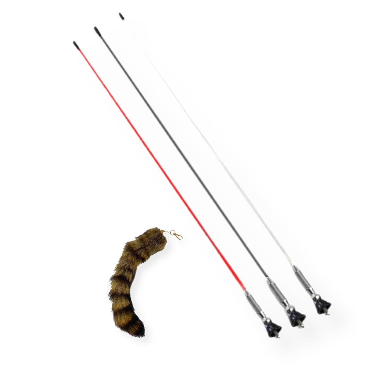 Vespa Lambretta Scooter Royal Alloy Scomadi Raccoon Tail and Whippy Aerial Bundle