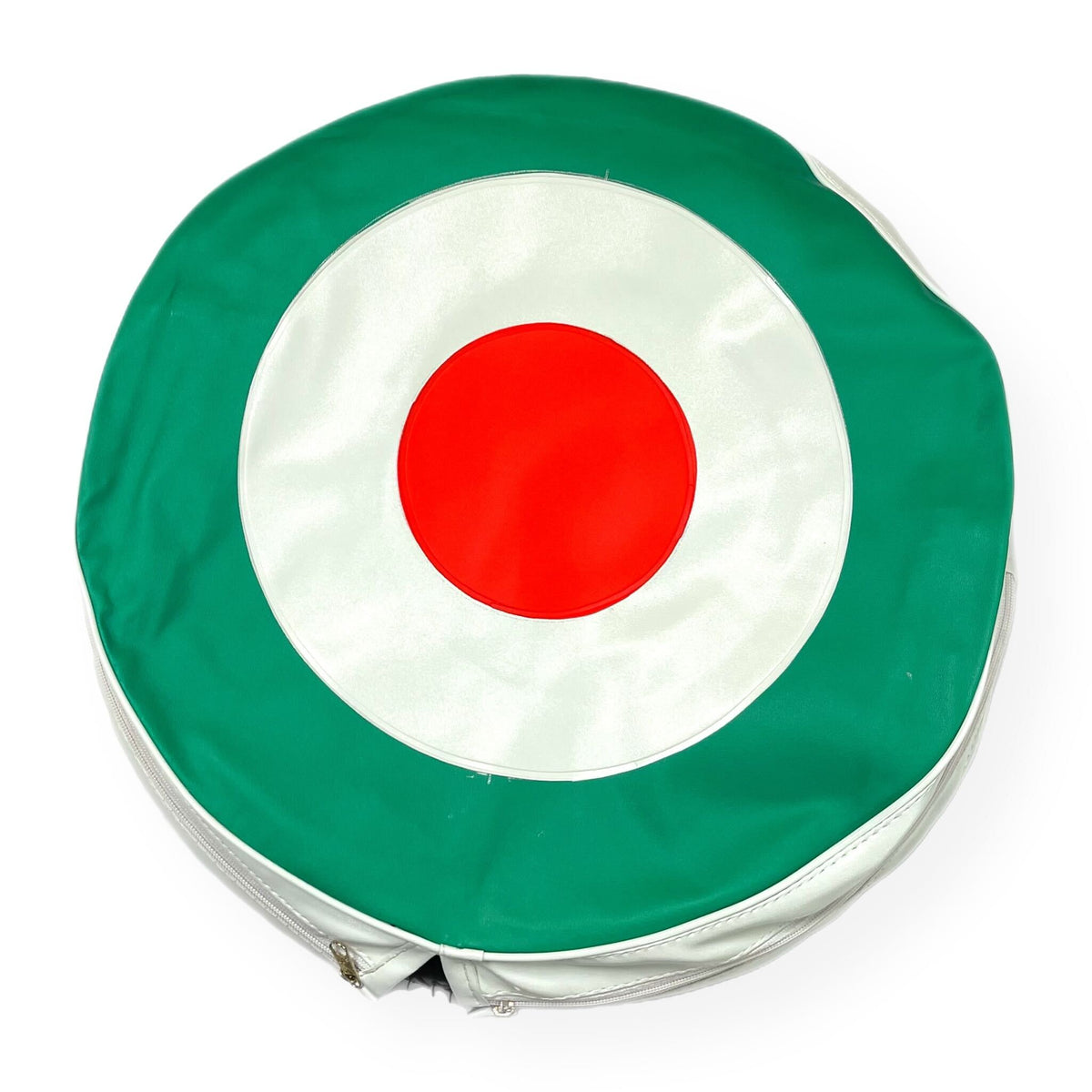 Vespa Lambretta Scooter Royal Alloy Scomadi Spare Wheel Cover 10" - MOD Target Italian Colours